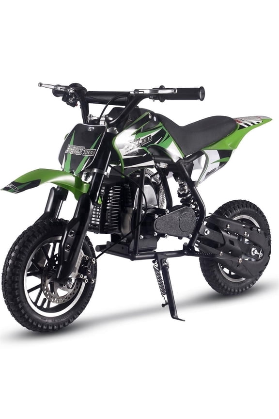 Dirt Bike,50cc Mini Dirt Bike for Age 8+ with Safety Kill Switch,Top Speed 25mph,Supports up to 180lbs