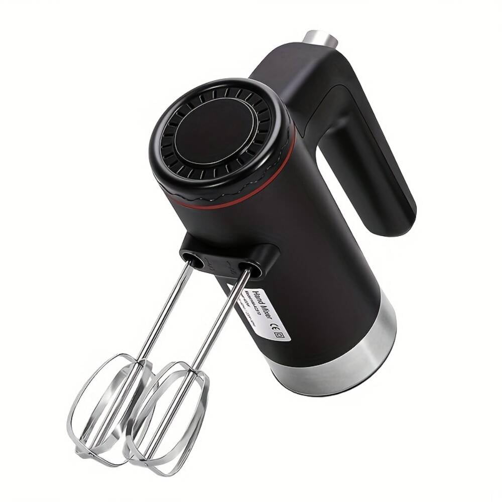 SAY YEAH Electric Hand Mixer,Upgrade 5 Speed Hand Mixer with Turbo Boost,Kitchen Immersion Blender for Food Whipping,Egg Beaters Includes 6 Attachments,Black