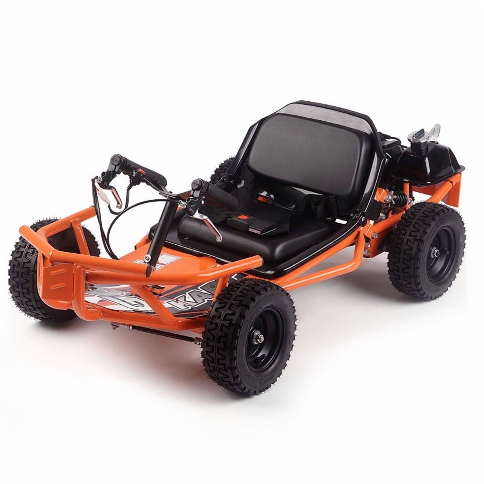 SAY YEAH Go Kart,Safety Steel Frame Go Kart for Kids 8+,20mph Top