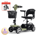 thumbnail image 1 of TOXOZERS Mobility Scooter,Electric Wheelchair Device for Travel,Suitable for Seniors and People with disabilities,with LED Headlights and Basket,green, 1 of 10