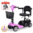 thumbnail image 1 of SAY YEAH Mobility Scooter,Folding Selectric Wheelchairs for Adults,Upgrade Motor Scooters for Seniors,42X37X19in,110lbs,pink, 1 of 12