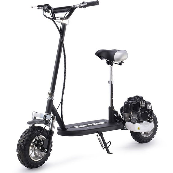 SAY YEAH Scooter for Adults, 49cc 2-Stroke Scooter for Driveways & Trail Riding with Dual Shock Absorbers,Max Load 185lbs,Top Speed 19 mph