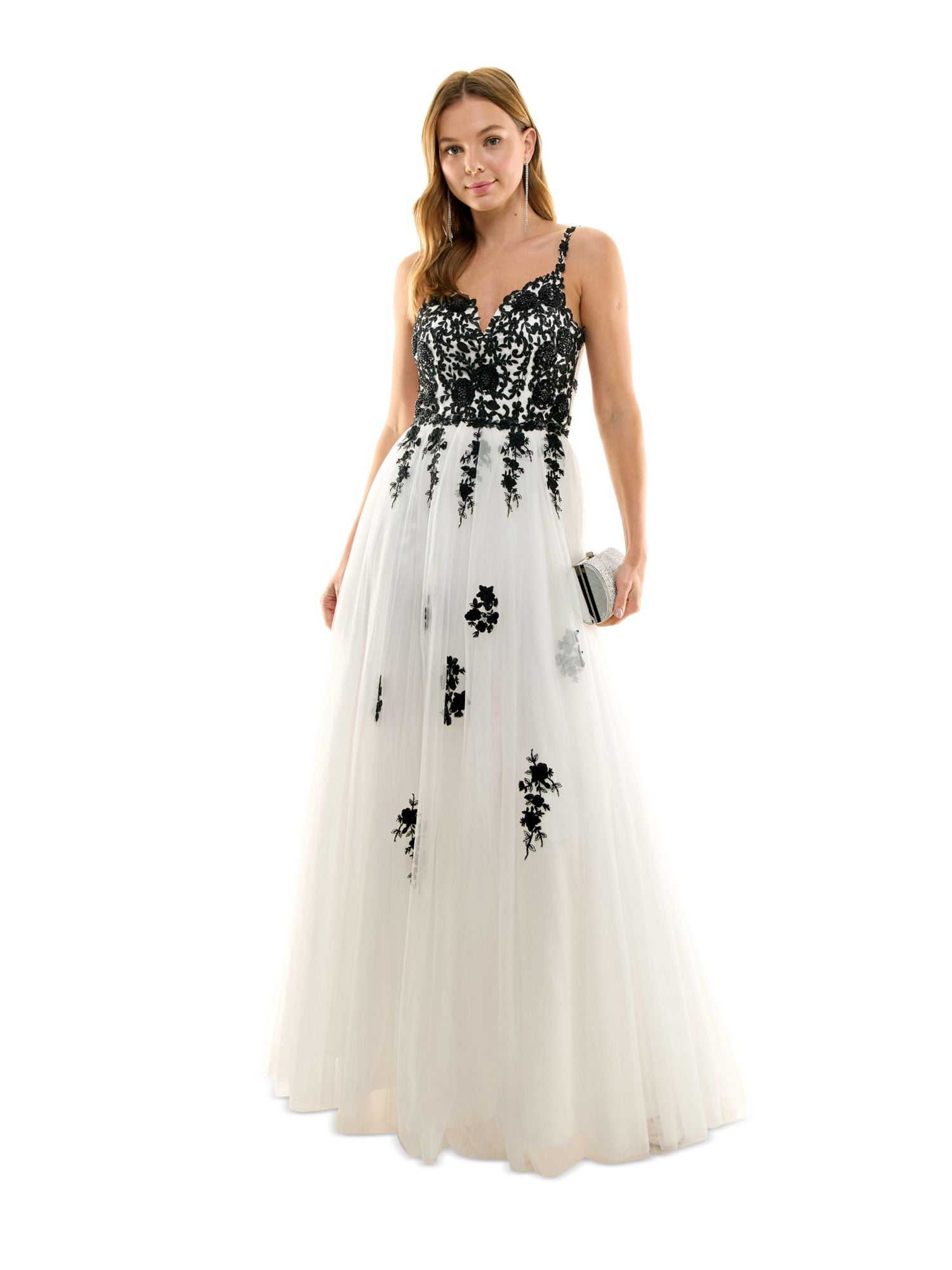 open lace back dress Amarra 89095 main image 1
