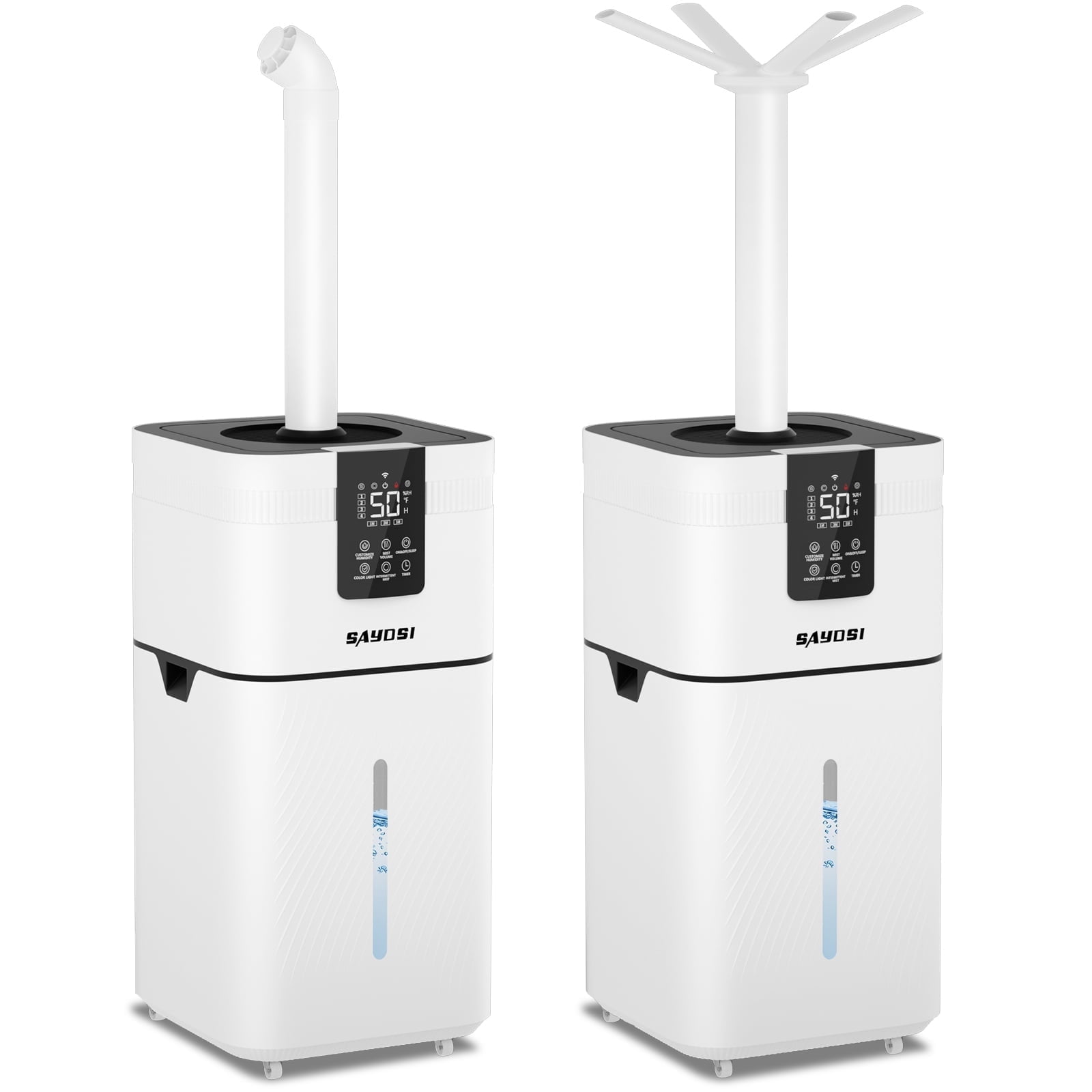 SAYDSI 4000 sq.ft Smart Humidifiers for Home Bedroom Basement Office ...