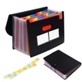 thumbnail image 1 of SAYEEC Accordion File Organizer 24 Pockets Colored Expanding File Folder with Tags, Plastic A4 Letter Size File Paper Receipt Document Filling Folder Storage Organizer for Office Home School, 1 of 7