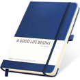 thumbnail image 1 of SAYEEC Lined Journal Notebook, 200 Pages Hardcover Notebook, A5 Meeting Notebook for Work, Premium Thick Paper with Inner Pocket for Writing Note Taking Office Medium 5.5"×8.3" (Blue), 1 of 7