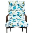 thumbnail image 1 of SAYFUT 1-4 Packs Retro Floral Printed Rocking Chair Cushions with Securing Ties, Breathable Memory Inner Cushion, 1 of 6