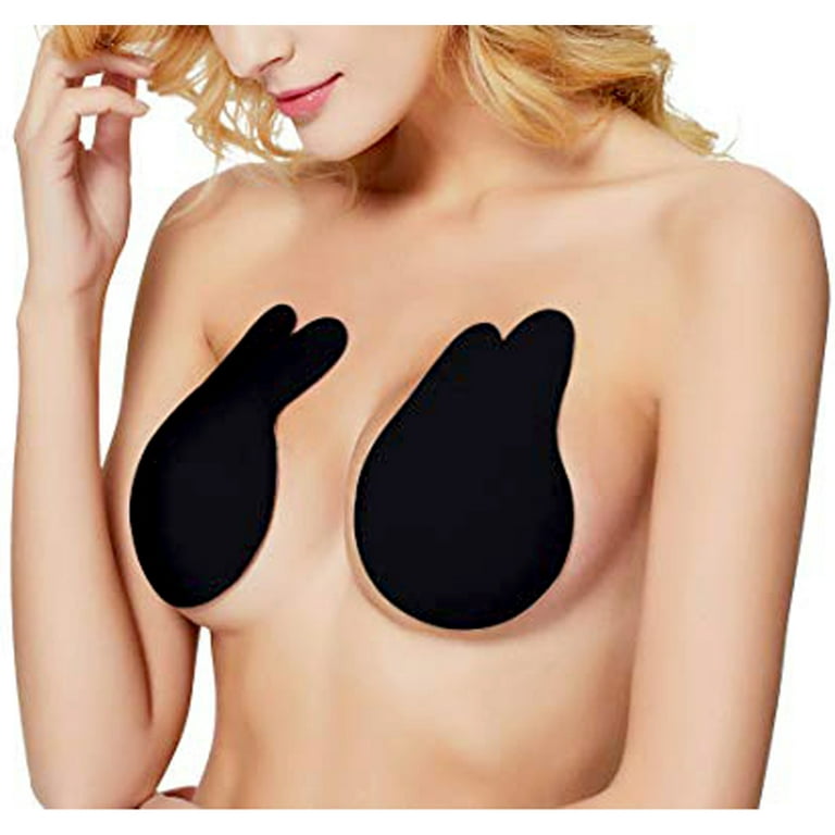 SAYFUT 10 Pair Pack Womens Push up Strapless Bra Lift Nipple Covers Self  Adhesive Invisible Bra Reusable Backless Sticky Bras for Women Wedding  Dress