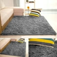 thumbnail image 1 of SAYFUT 15.7x23.6 inch /23.6x47.2 inch /31.5x47.2 inch /63x47.2 inch Super Soft Fluffy Floor Rug Washable Shag Rug Shaggy Area Rug Bedroom Dining Room Anti-skid Carpet Yoga Mat Child Play Mat, 1 of 3