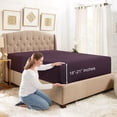 thumbnail image 1 of SAYFUT 18''- 21'' Extra Deep Pocket Fitted Sheet Elastic Corner Straps Fitted Sheets, 1 of 6