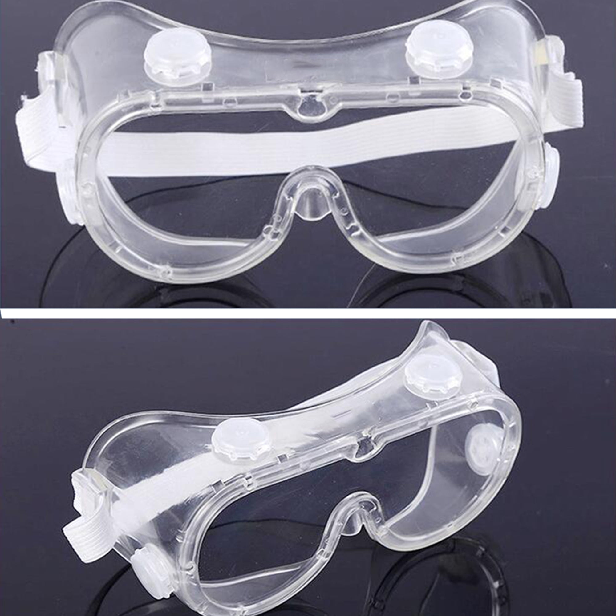 Spectacles For Dust SAYFUT 2 Pack Anti-fog Dust Goggles Safety Glasses Adjustable Eyewear ...