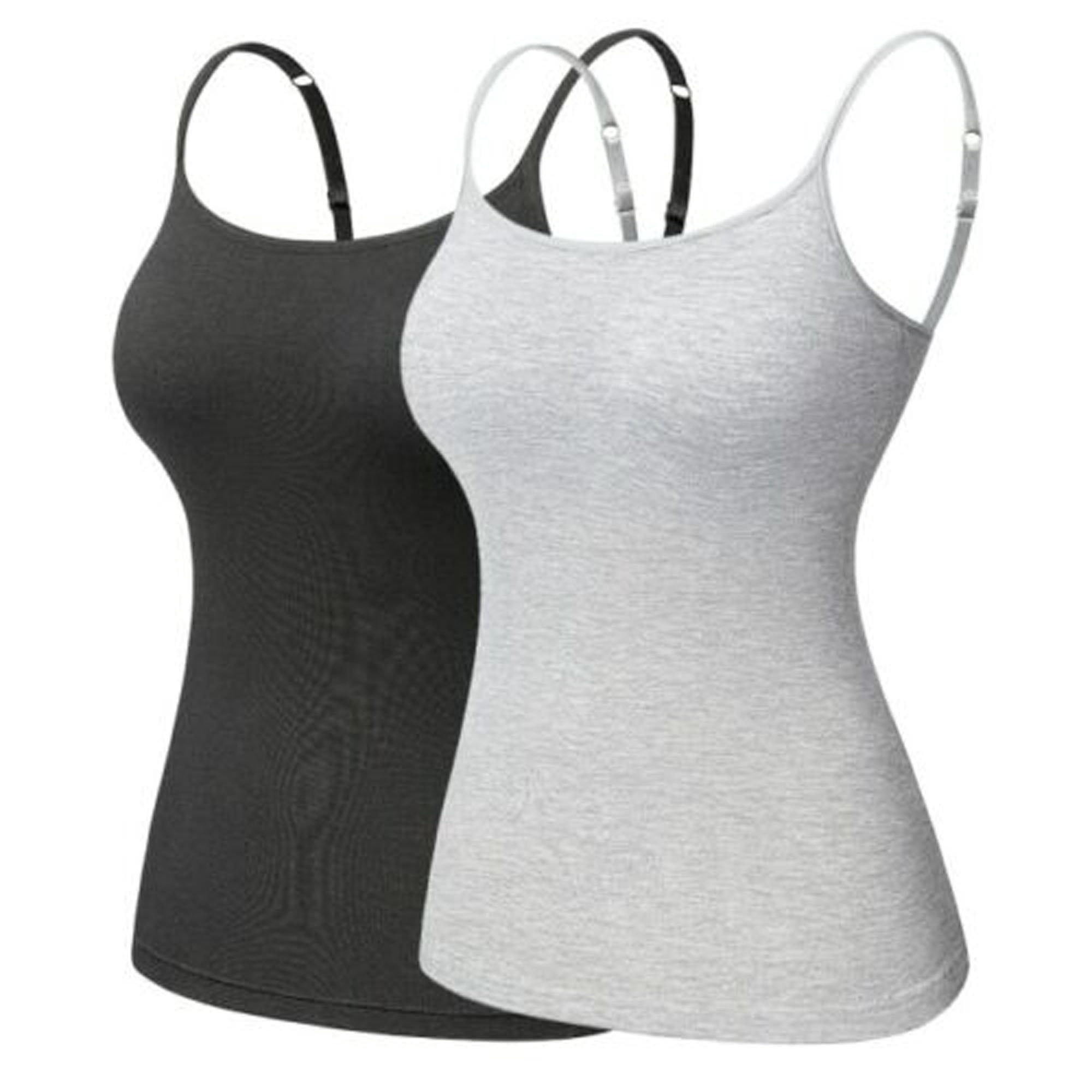 JZXUAO Suneefay Tank with Built in Bra for Women - Camisoles with