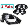 thumbnail image 1 of SAYFUT 2 Pairs Ski Goggles, Skate Glasses Over Glasses Winter Snow Outdoor Sports Skiing Snowboard Goggles with Anti-Fog, 100% UV, Helmet Compatibility for Unisex Women Men, 1 of 6