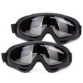 thumbnail image 1 of SAYFUT 2 Pairs Snow Goggles Outdoor Sports Ski Glasses Windproof Snowboard, Snowmobile, Bicycle, and Motorcycle UV Protective Glasses with Adjustable Straps, 1 of 6