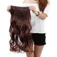 thumbnail image 1 of SAYFUT 24"-29" Curly Clip in Synthetic Hair Extensions, Style T5C-C, 3/4 Full Head One Piece 5 Clips, 1 of 4