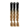 thumbnail image 1 of SAYFUT 3 Bundle/Packs Braiding Hair Kanekalon Fiber for Twist Braiding Hair Multiple Tone Color Ombre Jumbo Braids 95g/pcs 24", 1 of 5