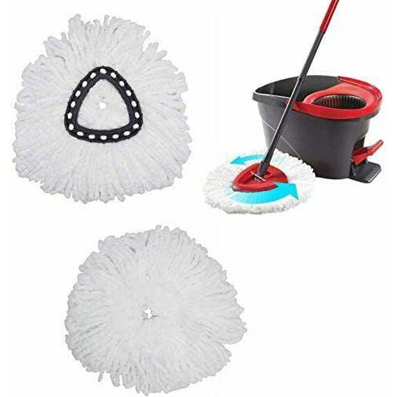 SAYFUT 3 PCS Replacement Clean Wring Clean Mop Heads Replacement, Mop Refills Spin Mops
