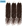 thumbnail image 1 of SAYFUT 3 Packs 20 Inch Pre-twisted Braids Crochet Hair Extensions Synthetic Hair Crochet Braids Kanekalon Jumpo Braiding Hair 24 Strands/pack, 1 of 8