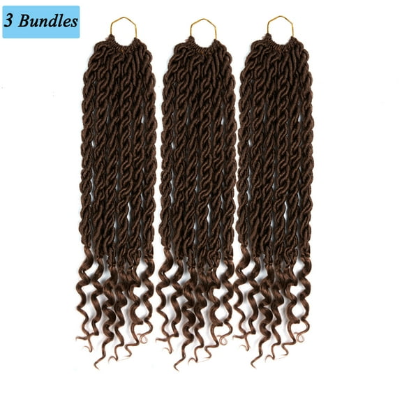 SAYFUT 3 Packs 20 Inch Pre-twisted Braids Crochet Hair Extensions Synthetic Hair Crochet Braids Kanekalon Jumpo Braiding Hair 24 Strands/pack