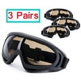 thumbnail image 1 of SAYFUT 3 Pairs Ski Goggles, Skate Glasses Over Glasses Winter Snow Outdoor Sports Skiing Snowboard Goggles with Anti-Fog, 100% UV, Helmet Compatibility for Unisex Women Men, 1 of 6