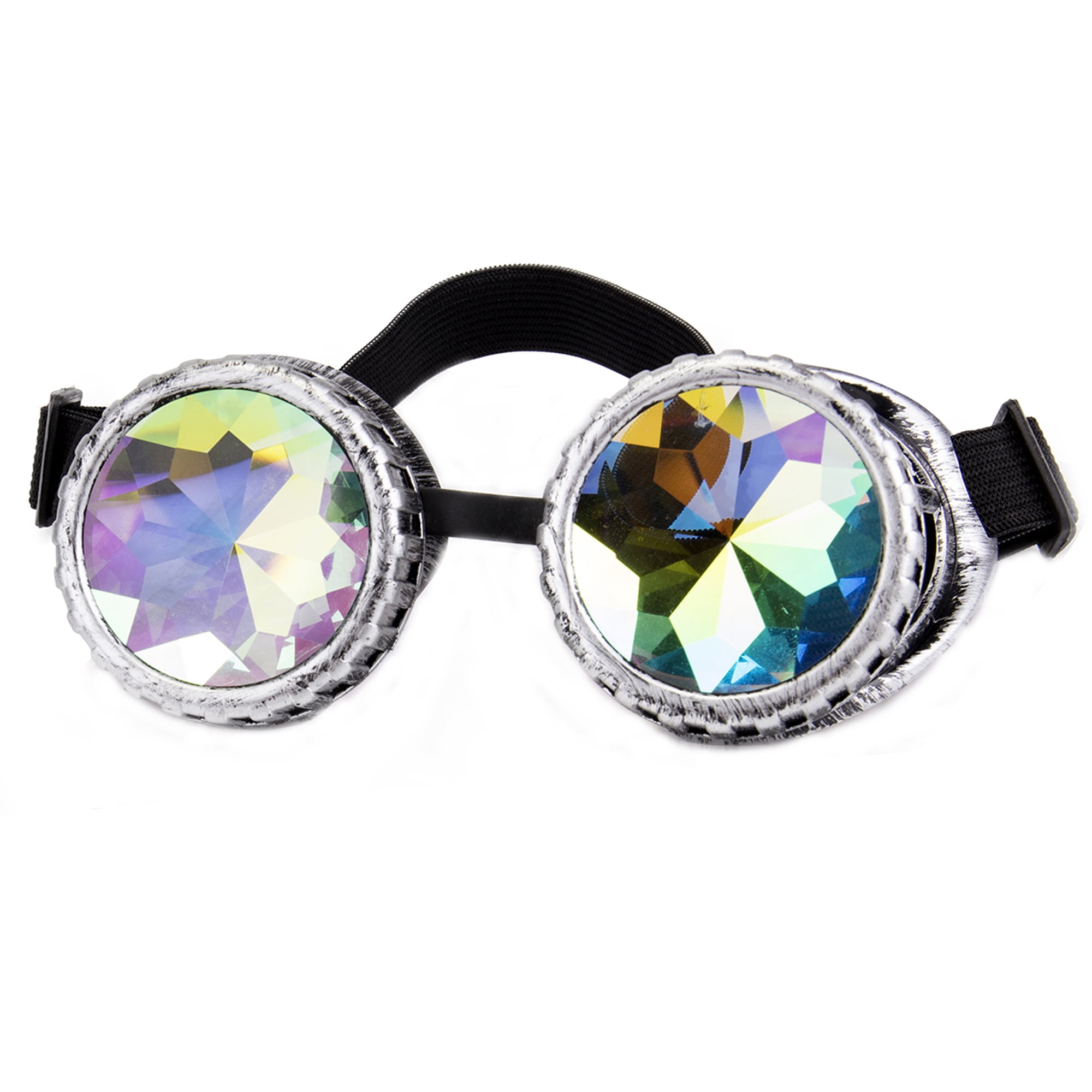 SAYFUT 40+Colors Goggles Retro Mosaic Kaleidoscope Rainbow Sunglasses ...