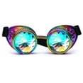 thumbnail image 1 of SAYFUT 40+Colors Rainbow Kaleidoscope Sunglasses Lens Cosplay Goggles Barbed Wire Led Light Steampunk Goggles, 1 of 3