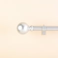 thumbnail image 1 of SAYFUT 42''-126'' long Adjustable Metal Curtain Rod Set Round Finials Decorations, 1 of 6