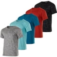 thumbnail image 1 of SAYFUT 5 Pack Men's Quickly Dry Fit Moisture Wicking Sports Performance Crew Neck Sweatshirt, 1 of 8