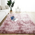 thumbnail image 1 of SAYFUT 5 Sizes 6 Colors Large Fluffy Tie Dye Area Rugs Soft Shaggy Carpet Floor Rugs for Living Room Bedroom Decor,Child and Girls Shaggy Furry Floor Carpet Nursery Rugs Modern Indoor Home Decorative, 1 of 5