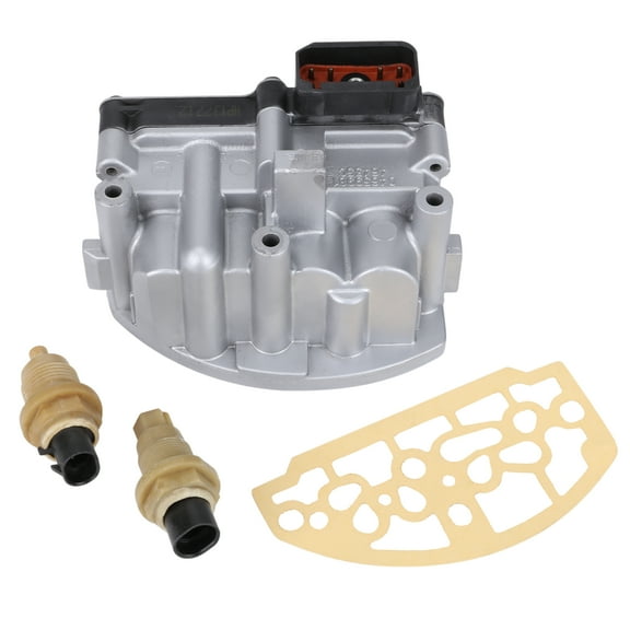 SAYFUT 5015646AB 5140429AA A604 41TE Shift Solenoid Block Assembly Input Output Speed Sensors Service Kit with Gasket 140429AA 41TE Transmission