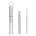 thumbnail image 1 of SAYFUT 9'' Telescopic Stainless Steel Reusable Straw Kit - Portable Telescopic Drinking Straw with Cleaning Brush and Storage Case , Black/ Blue/ Silver/ Gold, 1 of 1