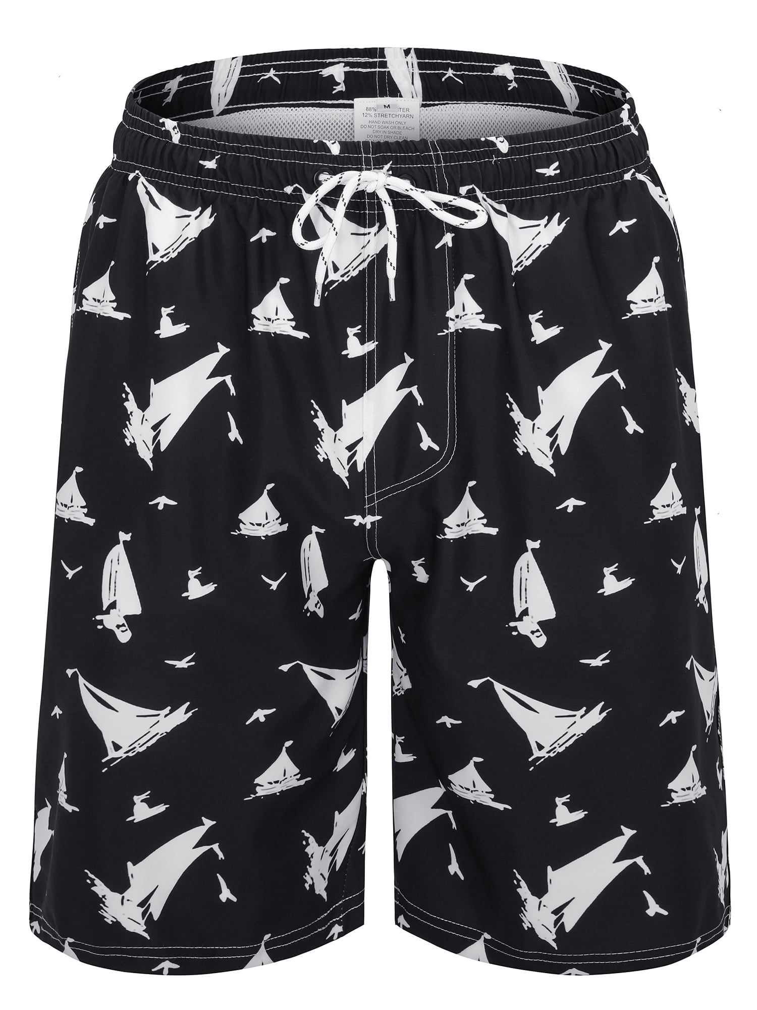 Men Bathing Suit Shorts FEOYA Men Swim Shorts Quick Dry Swimming