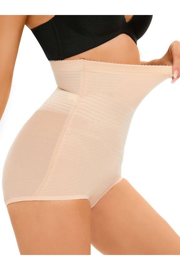Butt Lifter Padded Underwear for Women Firm Control Tummy Brief Padded Boyshort Panties Body Shaper