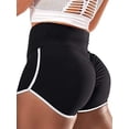thumbnail image 1 of SAYFUT Butt Lifting Yoga Shorts Leggings Women High Waist Tummy Control Ruched Textured Sport Workout Short Pants, 1 of 7