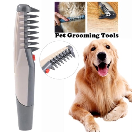 SAYFUT Electric Pet Hair Trimming Razor Grooming Comb Blades Thinning Dog Cat Hairdressing Tool, Safe Shaving Machine Beauty Tools