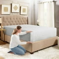 thumbnail image 1 of SAYFUT Extra Deep Pocket Fitted Sheet Elastic Corner Straps Fitted Sheets 18'' - 21'', 20+Colors, 1 of 6