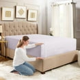 thumbnail image 1 of SAYFUT Extra Deep Pocket Fitted Sheet Elastic Corner Straps Fitted Sheets 18'' - 21'', 20+Colors, 1 of 6