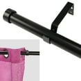 thumbnail image 1 of SAYFUT Fluted Ball Adjustable Double Drapery Curtain Rod Set 28''-48''/48''-84''/84''-120'', 1 of 6
