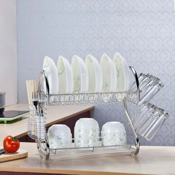 SAYFUT Kitchen Spice Rack Organizer Storage Shelf Cabinet Holder 2-Tier
