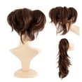 thumbnail image 1 of SAYFUT Ladies Synthetic Short Curly Amazing Shape Claw Clip Ponytail Pony Tail Hair Extension, 1 of 7