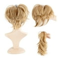 thumbnail image 1 of SAYFUT Ladies Synthetic Short Curly Amazing Shape Claw Clip Ponytail Pony Tail Hair Extension, 1 of 7