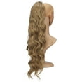 thumbnail image 1 of SAYFUT Long Drawstring Ponytail Extension Long Body Wave Ponytail 24" Clip in Synthetic Curly Wavy Drawstring Pony Tail Hairpieces Heat Resistant for Women, 1 of 8