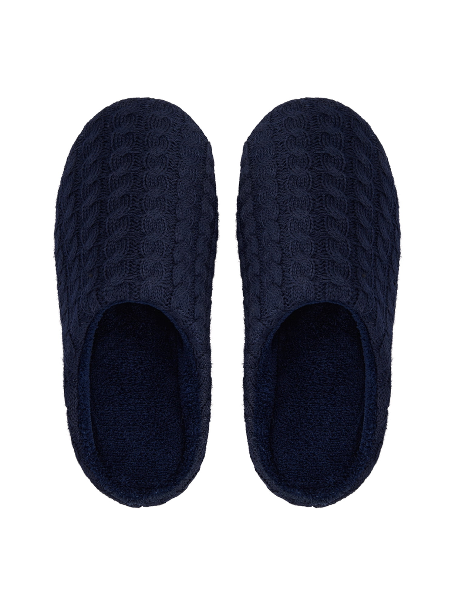 SAYFUT Men Slide Slipper, Memory Foam House Slipper Winter Warm Indoor ...