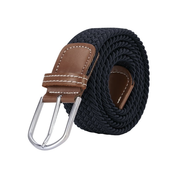 SAYFUT Men's Braided Belt, Mens Belts Leather Woven Braided Belts for Men Casual Jeans Golf, Length 42"