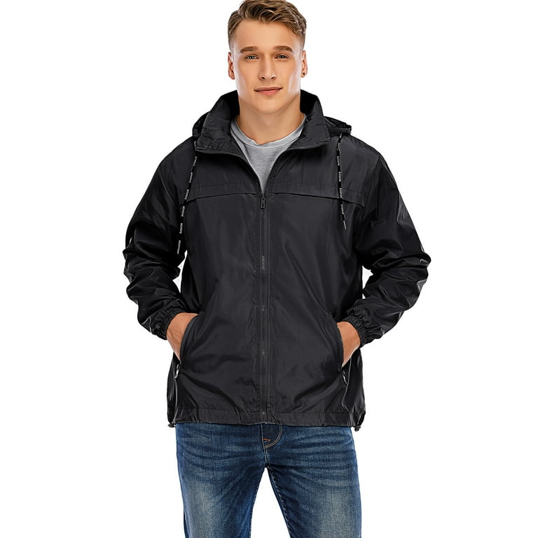 SAYFUT Men's Outdoor Lightweight Windbreaker Quick Dry Jacket