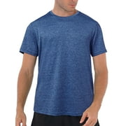 SAYFUT Mens Short Sleeve Rashguard Swimwear Quick Dry Swim Shirt Sun Tee Loose Fit Black/Blue M-3XL