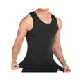 thumbnail image 1 of SAYFUT Mens Slimming Shapewear Tank Top Workout Shirt for Weight Loss Body Shaper Nylon Compression T-Shirts Vest, 1 of 7