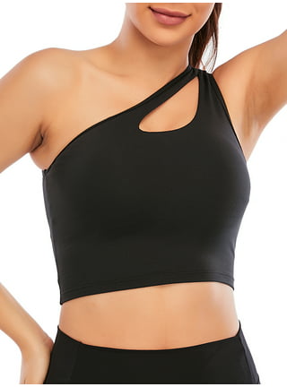 Lemedy Women Padded Sports Bra … curated on LTK  Cropped tank top outfit, Black  tank tops outfit, Tank top outfits