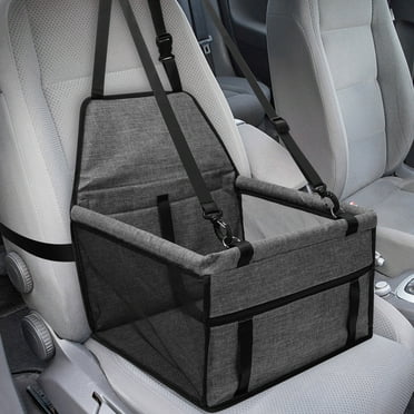 SAYFUT Pet Car Seat Booster for Dogs Travel Car Carrier Basket with Clip-on Safety Leash Dog Car Seat