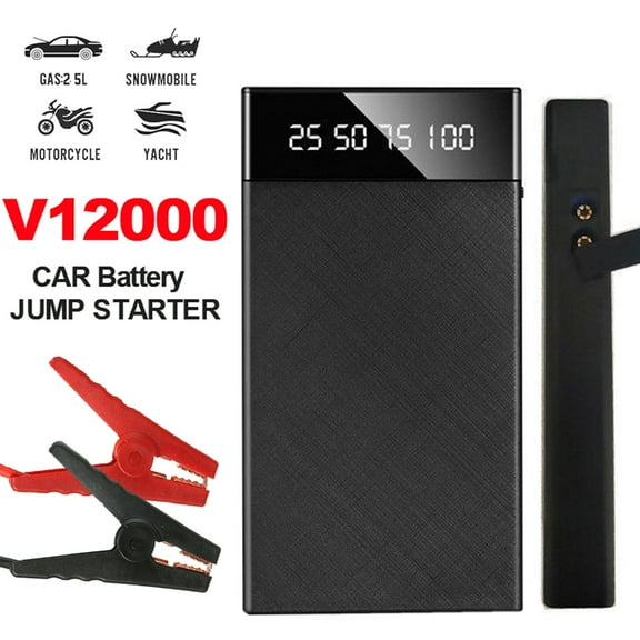 SAYFUT Portable 10000mAh Auto Battery Jump Starter Portable Mini Slim Car Jump Starter Engine Battery Charger